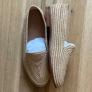 Carrie forbes- raffia loafers